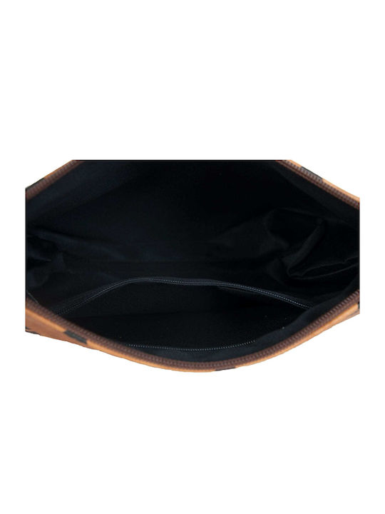 Toiletry Bag in Tabac Brown color
