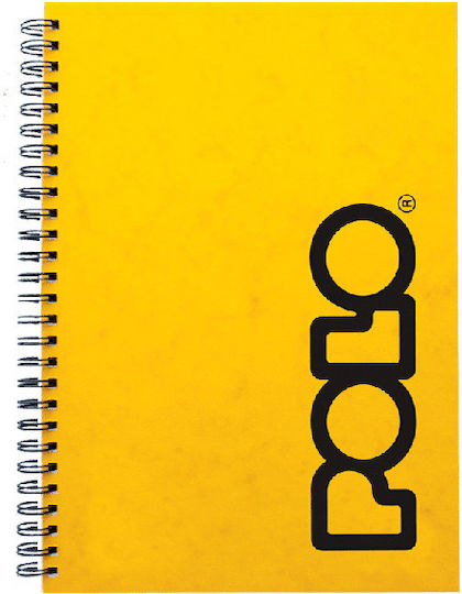 Polo Spiral Caiet Cu dungi B5 40 de Foi 3 de Subiecte Note 1buc