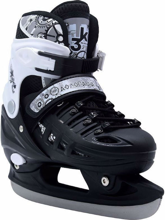 Αθλοπαιδιά Inline / Quad Αυξομειούμενα Rollers Μαύρα 3 σε 1 Παιδικά