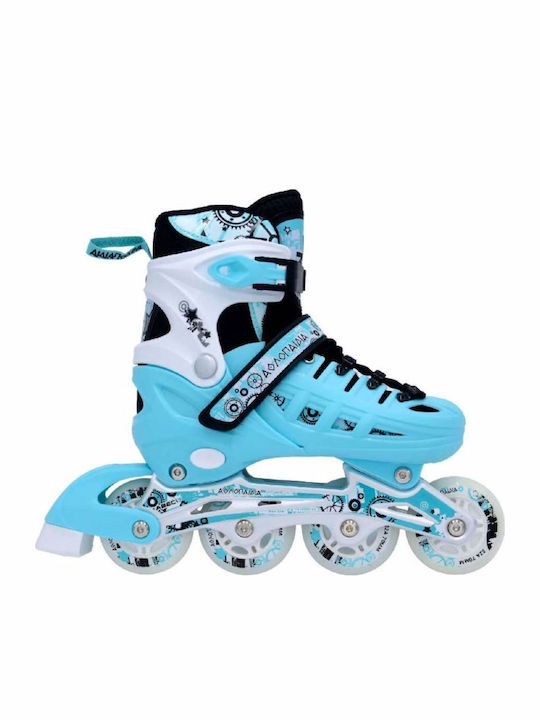Αθλοπαιδιά Inline Αυξομειούμενα Rollers Μπλε Παιδικά