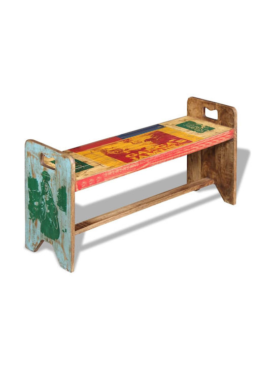 Bank Außenbereich Holz 100x30x50cm