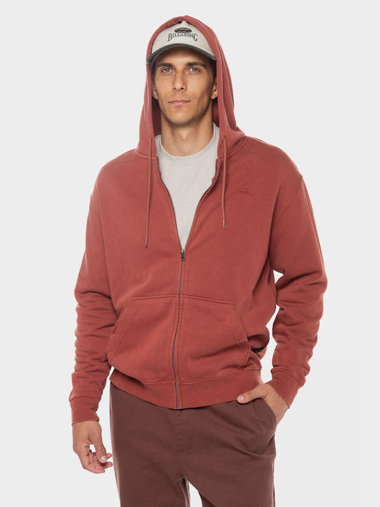 Quiksilver Men's Sweatshirt Jacket with Hood and Pockets Salt Water