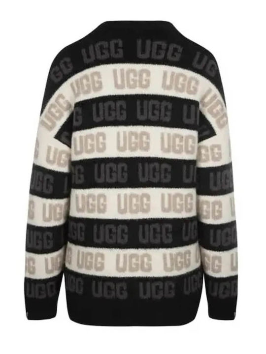 Ugg Australia Logo Women's Hooded Cardigan Black