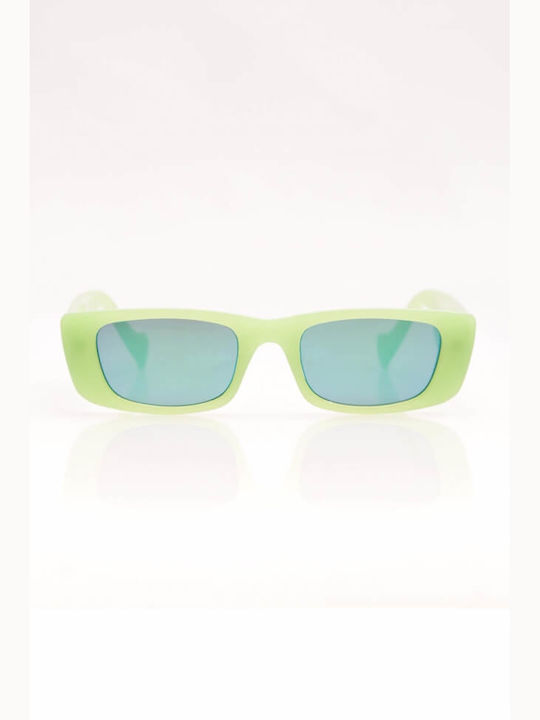 Luigi Sunglasses with Green Plastic Frame and Green Lens 3410728