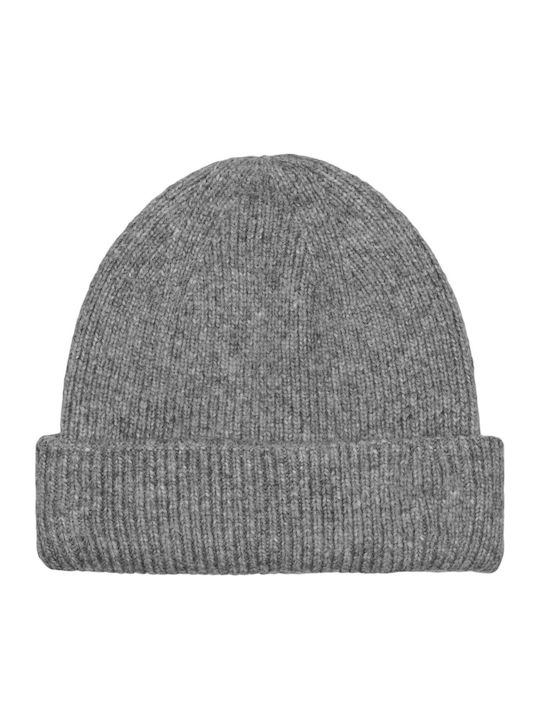 Beanie Beanie Knitted in Gray color