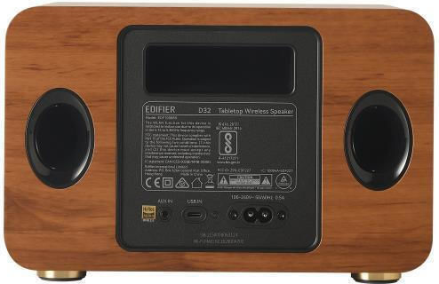 Edifier D32 Bluetooth Speaker 60W with Battery Life up to 12 hours coffee