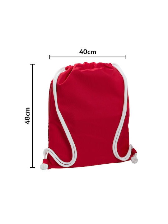 Tanz als würde jeder zuschauen Rucksack Turnbeutel mit roter Tasche 40x48cm & dicken Kordeln