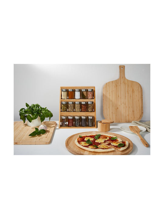 Maxwell & Williams Bamboo Tabletop Spice Rack with Stand