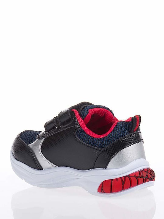 Disney Kids Sneakers with Scratch & Lights Black