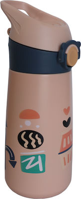 Finelife Kids Water Bottle Thermos Stainless Steel with Straw Fine Life 450ml