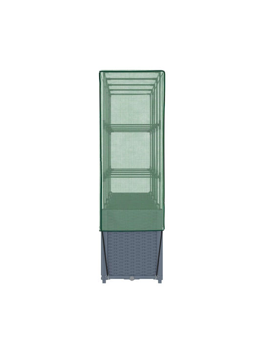 vidaXL Planter Box Plastic Bronze 160x40x153cm.