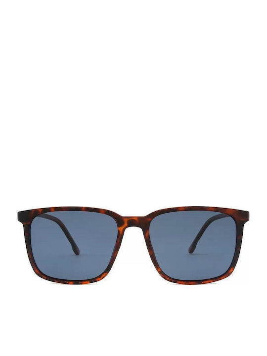 Polareye Sunglasses Brown with Acetate Frame & Blue Lens