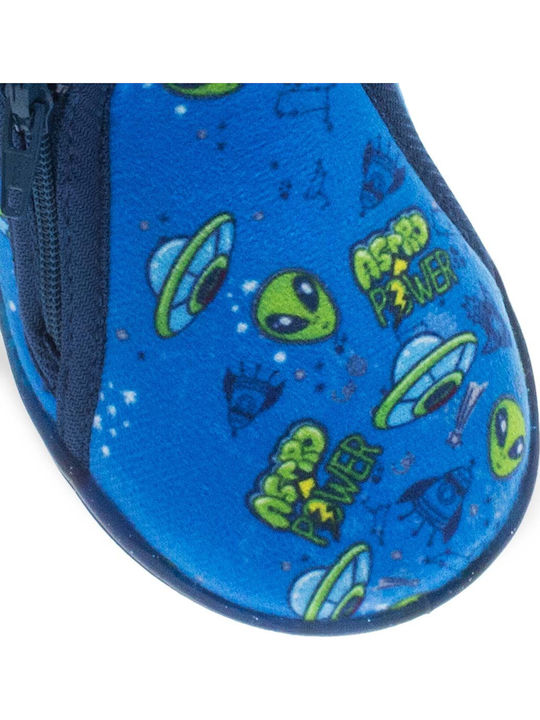 Kids Slippers Boots Blue