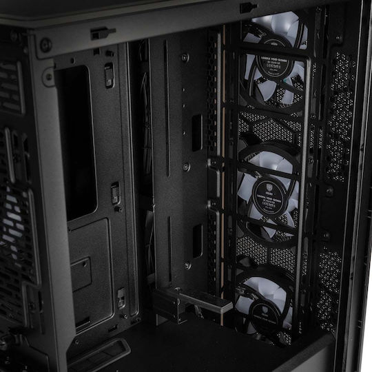 Kolink Observatory Z Mesh Gaming Midi Tower Κουτί Υπολογιστή με Πλαϊνό Παράθυρο και RGB Φωτισμό Μαύρο