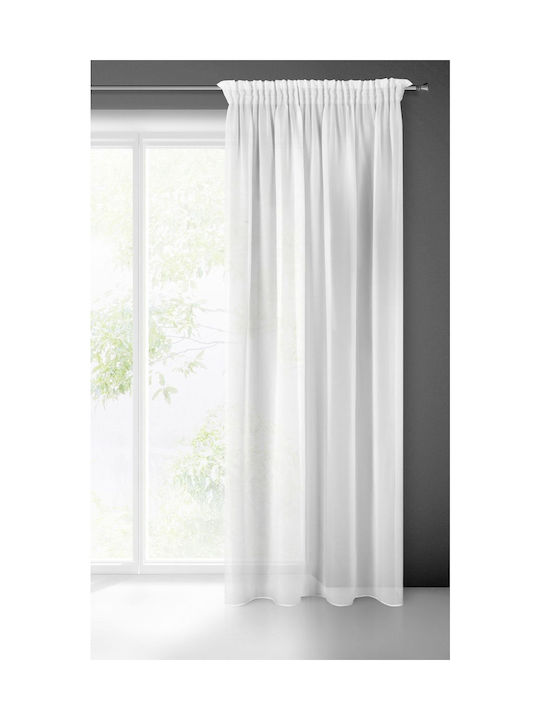 Eurofirany Curtain with Pencil Pleat Dalia White 140x270cm