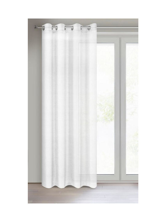 Eurofirany Curtain with Pencil Pleat Rebecca White 140x250cm