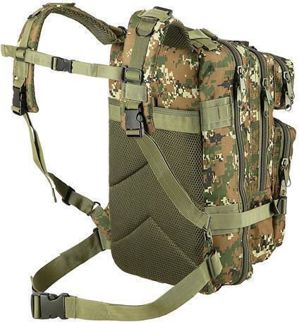 Nils Στρατιωτικό Σακίδιο Πλάτης Woodland Πράσινο 30lt