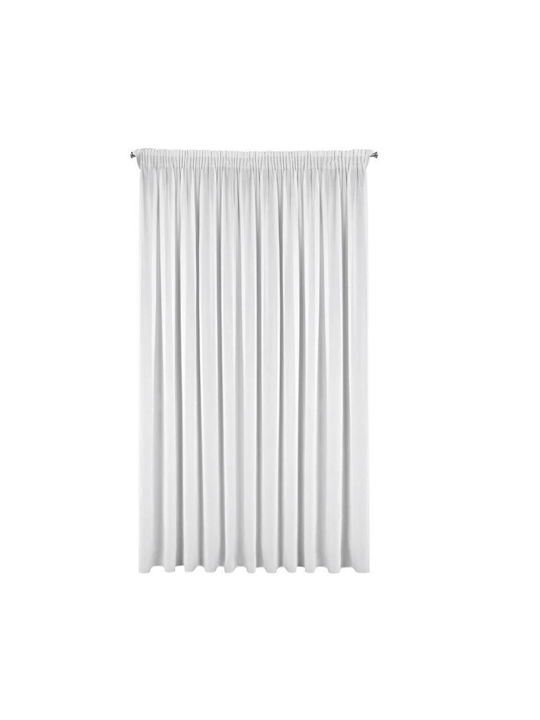 Eurofirany Κουρτίνα με Τρέσα Dalia Λευκή 350x270εκ.