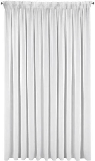 Eurofirany Vorhang mit Bleistiftfalten Dalia Weiß 350x270cm