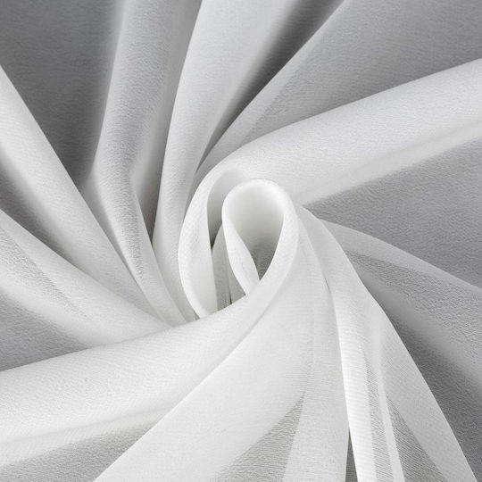 Eurofirany Vorhang mit Bleistiftfalten Dalia Weiß 350x270cm