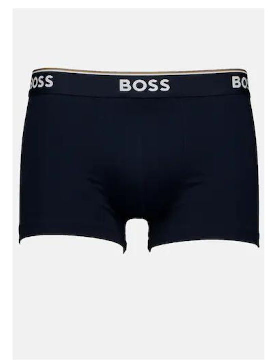 Hugo Boss Ανδρικά Μποξεράκια Ανοιχτό Λαδί, Μπλέ, Κόκκινο 3Pack