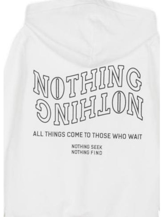 Kids Sweatshirt with Hood and Pockets White Trully Believer