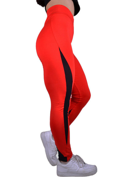 Schulung Frauen Lang Leggings Rot