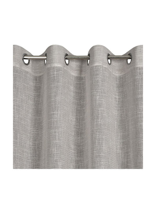 Eurofirany Vorhang mit Grommet Gray 140x250cm