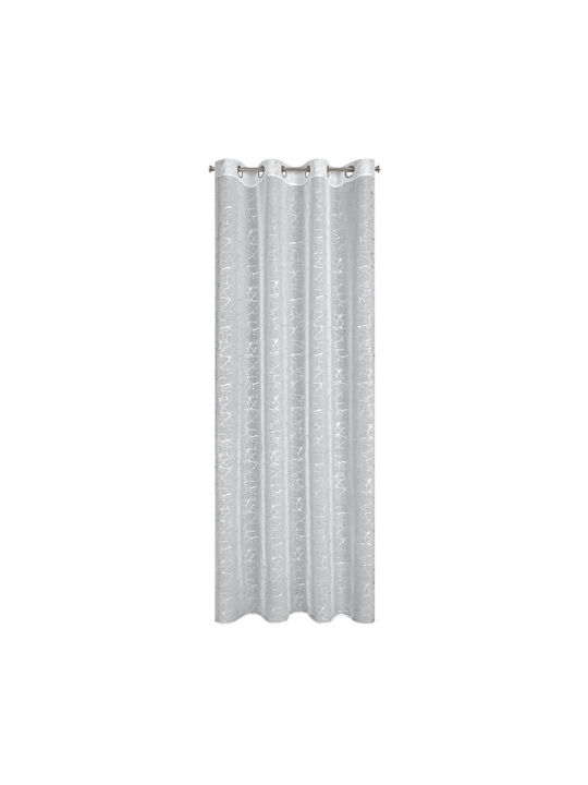 Eurofirany Завеса с Копчета Reva Бяла 140x250бр