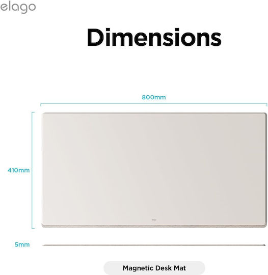Elago EDESK-MAGMAT-ST Mouse Pad Γκρι