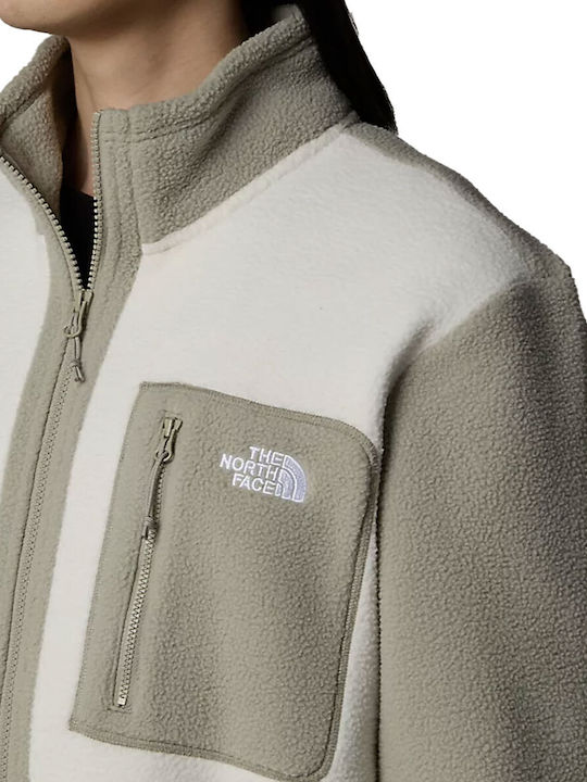 Men's Fleece Cardigan Khaki