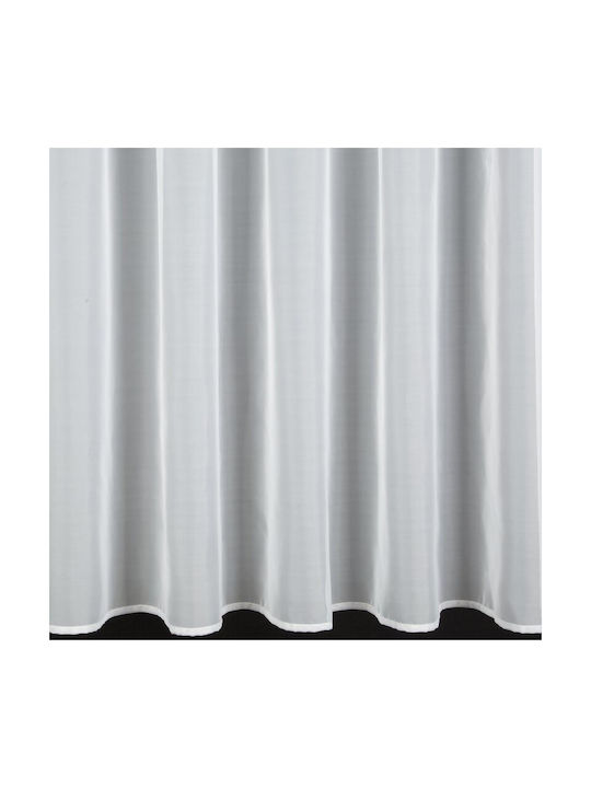 Eurofirany Curtain Window with Grommet Lucy White 400x150cm