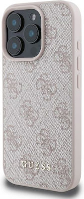 Guess 4g Classic Back Cover Plastic Pink (iPhone 16 Pro)