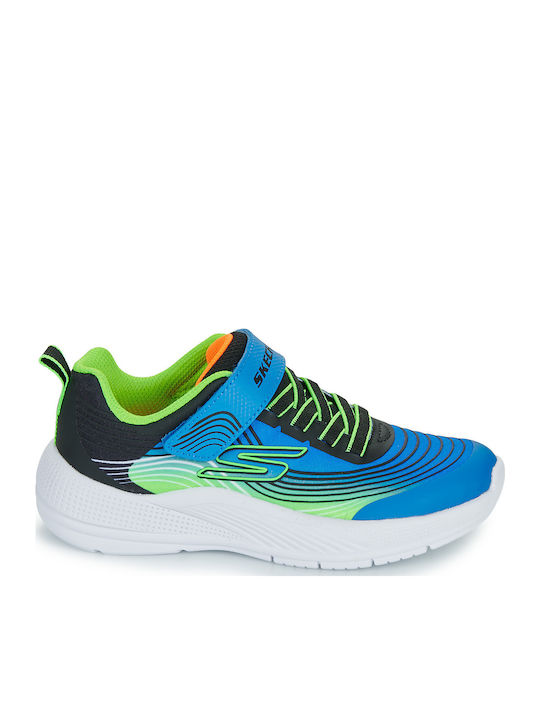 Microspec Kids Sneakers with Scratch Blue