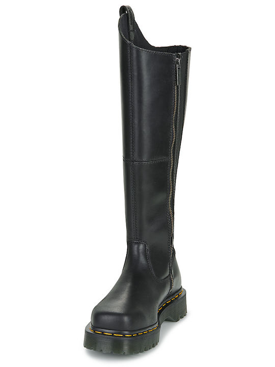Leather Women's Boots Amaayah Hi Black Orleans Black