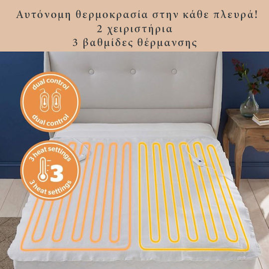 Saray Home Waschbar Weiß 60W 140x160cm