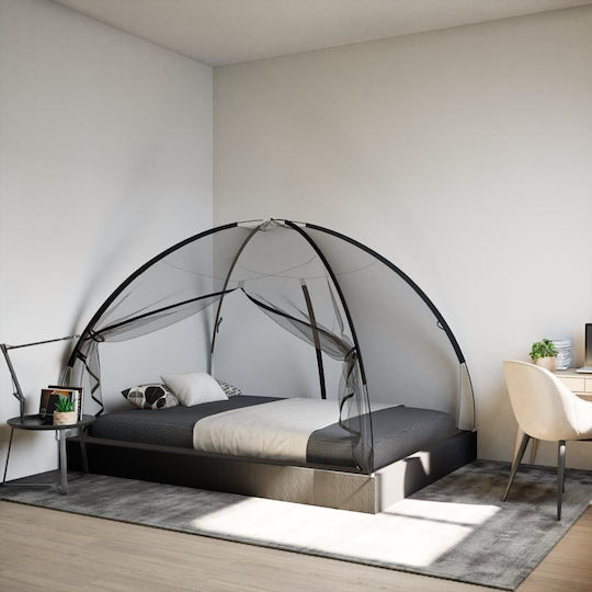vidaXL Camping Mosquitos Nest Black 200x150x140cm