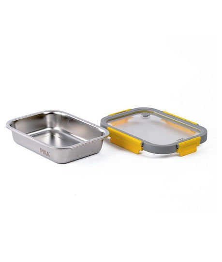Pika Δοχείο Φαγητού Inox Ασημί 820ml