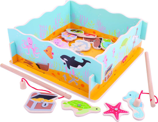 Jucărie de Pescuit Fishing Game din Lemn pentru 36++ Luni Big Jigs