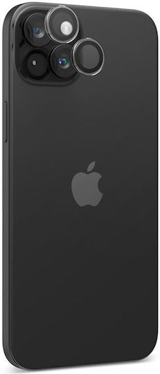 Spigen Optik Pro EZ Fit Προστασία Κάμερας Tempered Glass Διάφανο για το Apple iPhone 15/15 Plus/14/14 Plus.