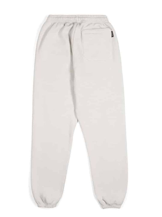 The Dudes Men's Sweatpants with Rubber Almond Milk