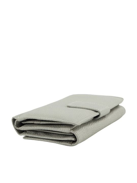 Large Leather Women's Wallet Classic with RFID Gray