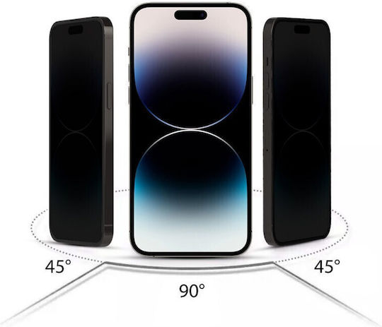 Hofi Anti Spy Закалено стъкло за цялото лице Черен (Redmi Note 13 5G / 13 PRO 4G / 5G)
