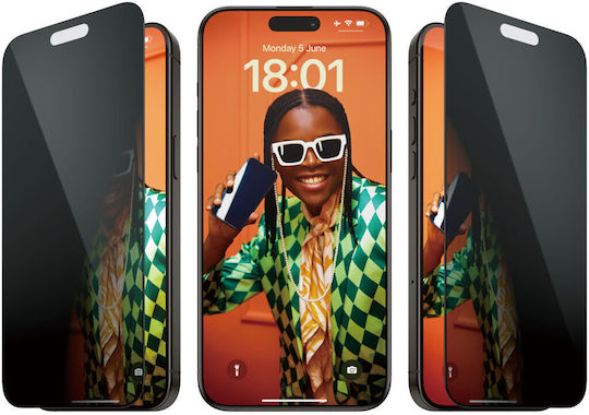 PanzerGlass Ultra-wide Fit Privatsphäre Vollflächig gehärtetes Glas (iPhone 15 Pro Max) 5488718C8F