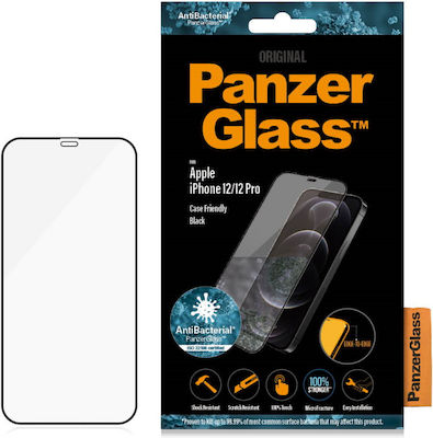 PanzerGlass Antibakteriell Gehärtetes Glas 1Stück Schwarz (iPhone 12 / 12 ProNokia 6.1)