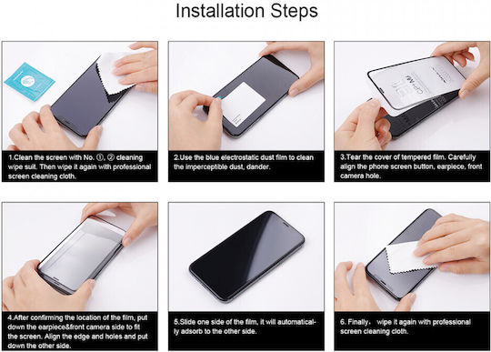 Nillkin Cp+pro 2.5D Full Face Tempered Glass (iPhone 12 / 12 Pro)