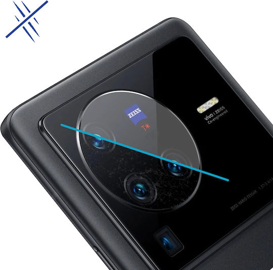 3MK 4 Pack Lens Protection Προστασία Κάμερας Tempered Glass Διάφανο για το Vivo X80 Pro