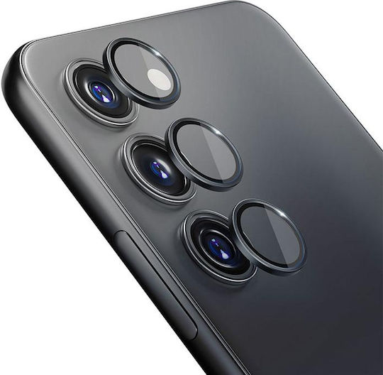 3MK Lens Protection Pro Camera Protection Tempered Glass Black for the Galaxy S24