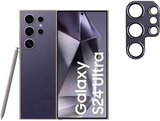 Volte-Tel Glass Cover Camera Protection Tempered Glass Purple for the Samsung S24 Ultra 5G S928 8353215