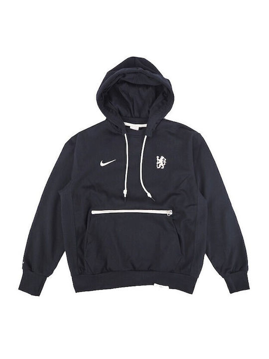 Chelsea Fc Standard Issue Sweatshirt mit Kapuze Marineblau